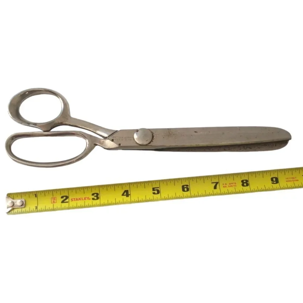 American Sewing Scissors Corp Pinking Shears First Ever Made Nickel Plated Steel